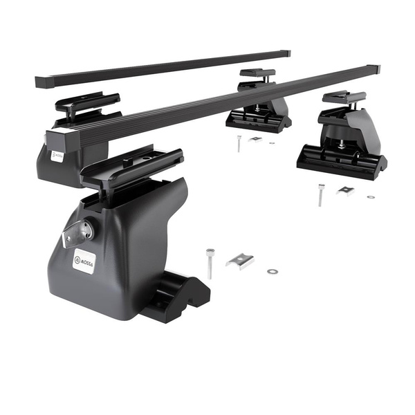 Portbagaj de bază pentru plafonul mașinii pentru: Volkswagen California T5 Van (2003-2009) - negru - Profilul T - oțel