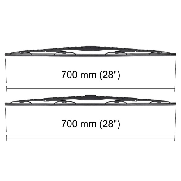 Ștergătoare auto de parbriz pentru Chrysler Town & Country Dubita (2000-2007) - lamele standard