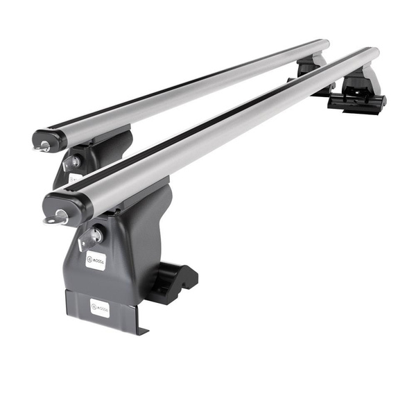 Portbagaj de bază pentru plafonul mașinii pentru: Kia Venga Dubita (2010-2019) - argintiu - fără elemente de montaj - aluminiu