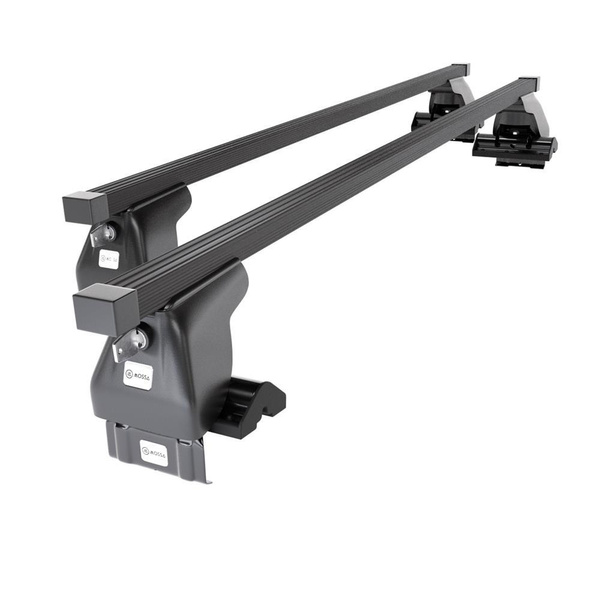 Portbagaj de bază pentru plafonul mașinii pentru: Toyota Yaris mk II Hatchback (2006-2011) - negru - fără elemente de montaj - oțel