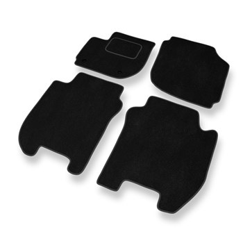 Covorașe auto din catifea pentru: Honda Jazz IV Hatchback (2015-2020) - negru