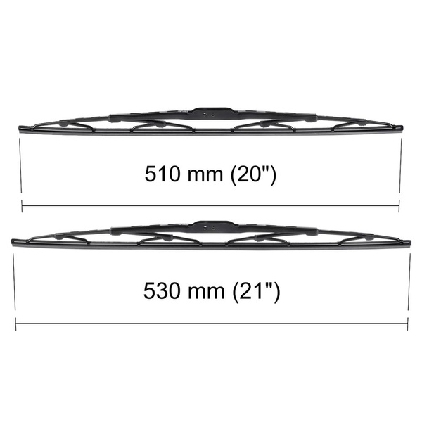 Ștergătoare auto de parbriz pentru Volkswagen Caravelle T4 Van (09.1990-06.2003) - lamele standard