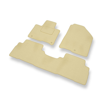 Covorașe auto din catifea pentru: Kia Sorento III SUV (2014-2020) - bej