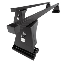 Portbagaj de bază pentru plafonul mașinii pentru: Peugeot 3008 SUV (2009-2016) - negru - puncte de montare - oțel