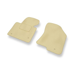 Covorașe auto din catifea pentru: Kia Carens IV Dubita (2013-2019) - bej