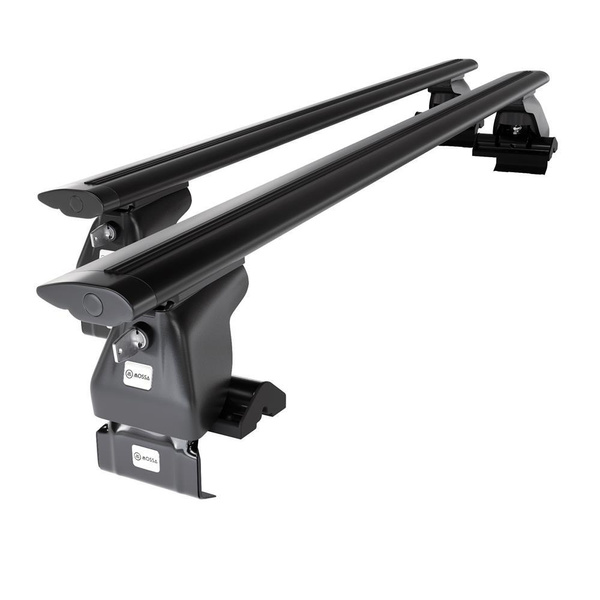 Portbagaj de bază pentru plafonul mașinii pentru: Nissan Juke mk I (F15) SUV (2010-2019) - negru - fără elemente de montaj - aluminiu