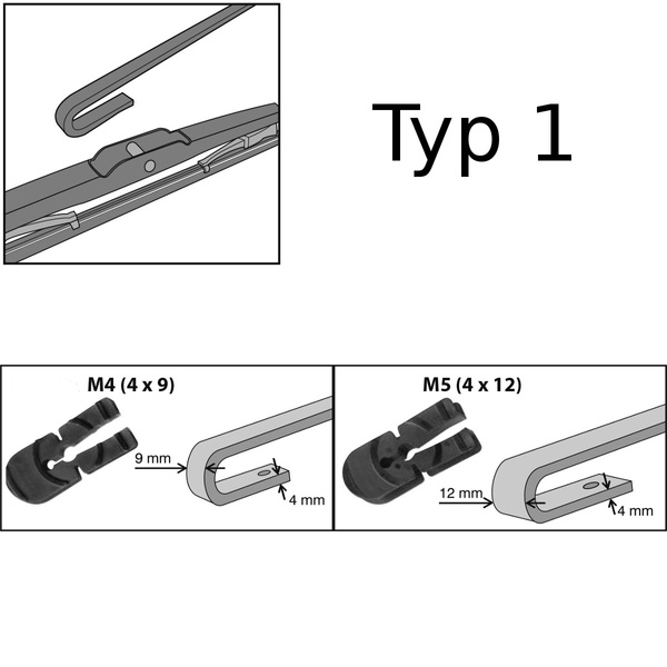 Ștergătoare auto de parbriz pentru Star S2000 Camion (2000-2007) - lamele standard