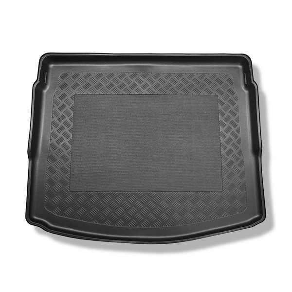 Tăviță pentru portbagaj auto: Renault Megane IV Grandtour (09.2016-....) - portbagaj superior (prag de încărcare egal); podea mobilă în poziția cea mai înaltă; nu pentru E-Tech Plug-in Hybrid