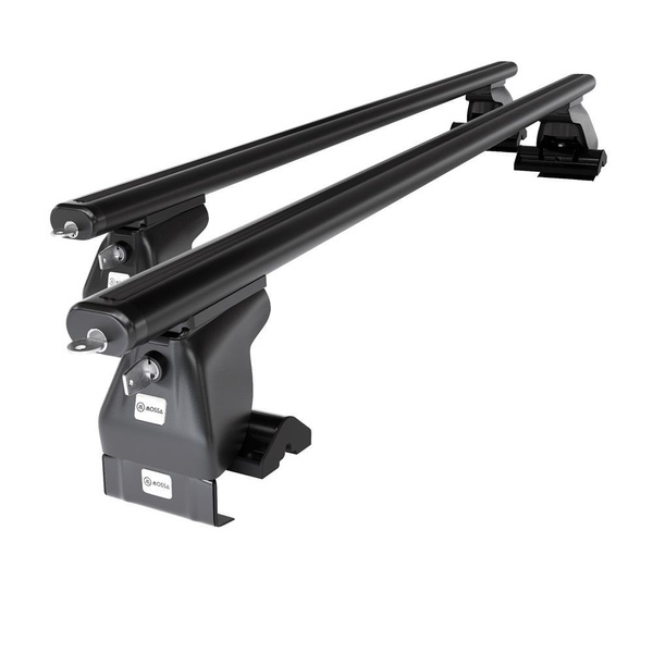 Portbagaj de bază pentru plafonul mașinii pentru: Kia Venga Dubita (2010-2019) - negru - fără elemente de montaj - aluminiu