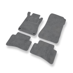 Covorașe auto din catifea pentru: Mercedes-Benz Clasa C W203 Combi, Limuzină (2000-2007) - gri