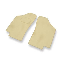 Covorașe auto din catifea pentru: Fiat Tipo I Hatchback (1988-1995) - bej