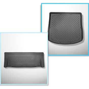 Set cu tăvița pentru portbagaj și covorașe auto TPE pentru: Volkswagen Touran I 