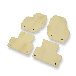 Covorașe auto din catifea pentru: Volvo XC70 II Crossover (2007-2016) - bej