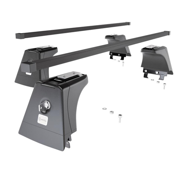 Portbagaj de bază pentru plafonul mașinii pentru: Opel Meriva B Dubita (2010-2017) - negru - puncte de montare - oțel