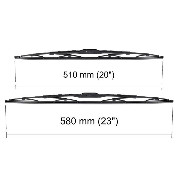 Ștergătoare auto de parbriz pentru BMW Seria 3 E46 Compact, Coupé, Cabriolet, Limuzină, Touring (04.1998-2005) - lamele standard