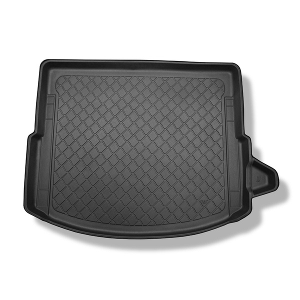 Tăviță pentru portbagaj auto: Land Rover Discovery Sport L550 SUV (01.2015-....) - 5/7 locuri; rândul III coborât; de asemenea pentru modelele cu șine de montaj; slotul din partea dreaptă eliminabil; de asemenea Plug-in Hybrid