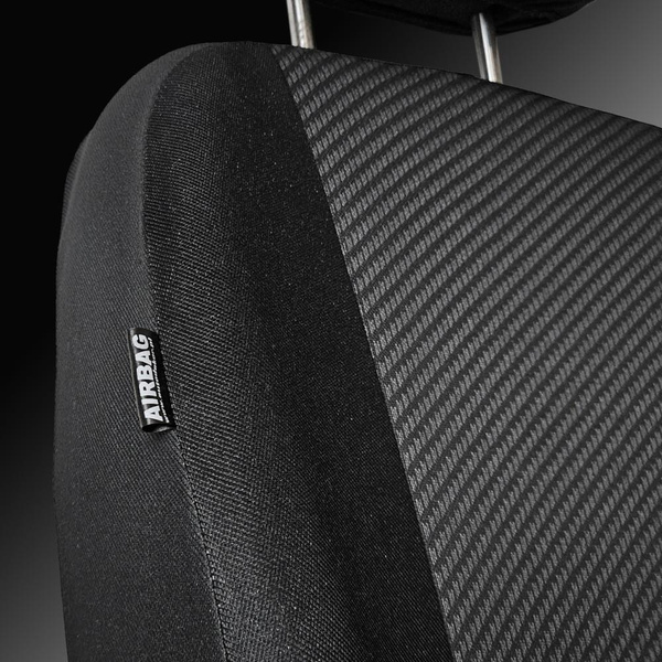 Huse croite pe măsură pentru Skoda Fabia II Hatchback, Combi (2007-2014) rândul II - suprafață de ședere și spătar divizat - R2