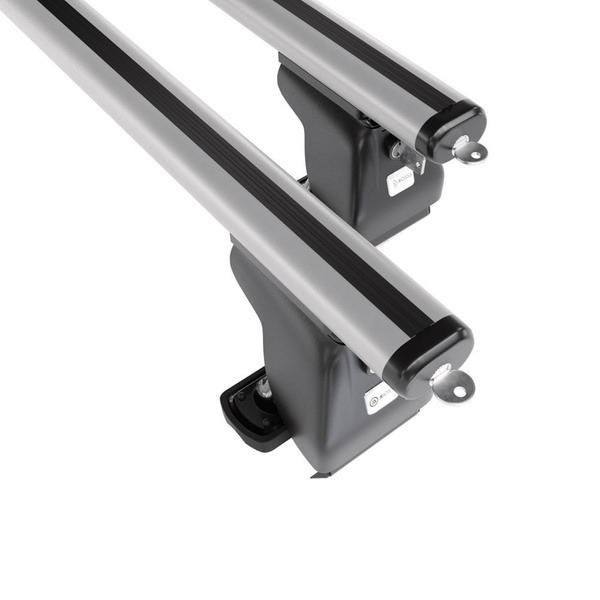 Portbagaj de bază pentru plafonul mașinii pentru: Citroen DS4 Hatchback (2011-2018) - argintiu - fără elemente de montaj - aluminiu