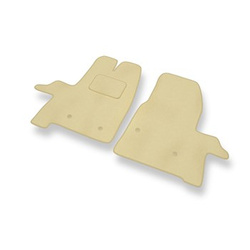 Covorașe auto din catifea pentru: Ford Transit VIII Van (2013-....) - bej