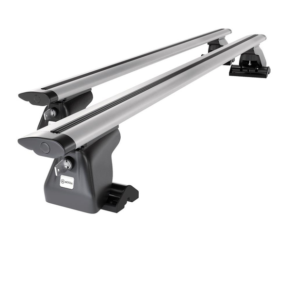 Portbagaj de bază pentru plafonul mașinii pentru: Toyota ProAce Verso Van (2016-....) - argintiu - puncte de montare - aluminiu