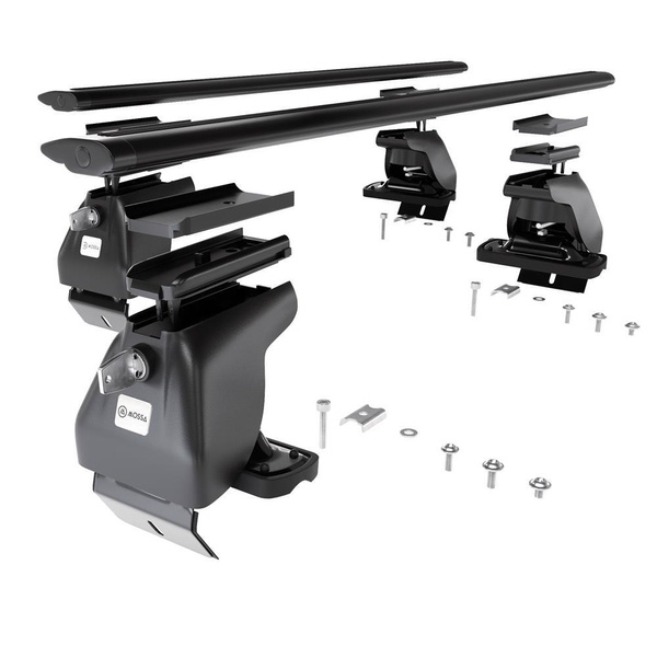 Portbagaj de bază pentru plafonul mașinii pentru: DS 4 Crossback Hatchback (2016-2018) - negru - fără elemente de montaj - aluminiu