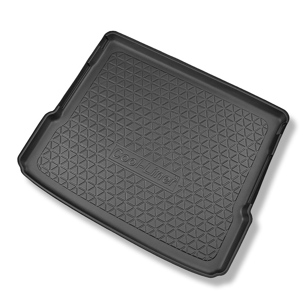 Tăviță pentru portbagaj auto: Mercedes-Benz GLB X247 SUV (11.2019-....) - 5 locuri; portbagaj superior; podea mobilă în poziția cea mai înaltă; 7 locuri - rândul III coborât