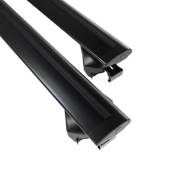 Portbagaj de bază pentru plafonul mașinii pentru: Volkswagen Tiguan II SUV (2017-2024) - negru - Șine - aluminiu