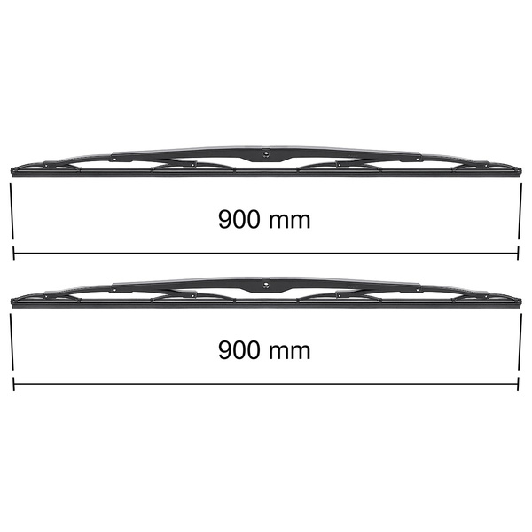 Ștergătoare auto de parbriz pentru Van Hool A320 Autobuz (1999-2019) - lamele standard
