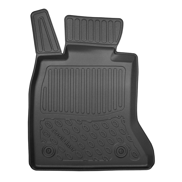 Set cu tăvița pentru portbagaj și covorașe auto TPE PREMIUM pentru: BMW Seria 5 F10 Limuzină (03.2010-2013) - fără X-drive; distanța dintre ghidajele scaunului din față (în spate) 415 mm