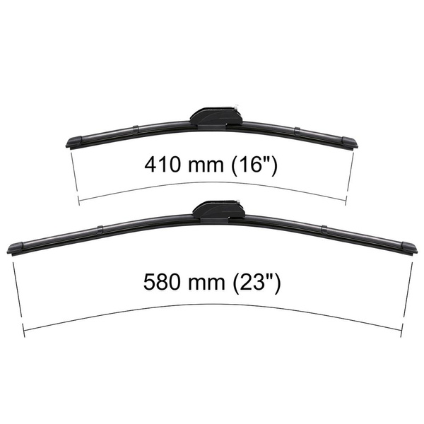 Ștergătoare auto de parbriz pentru Fiat Panda Hatchback, Van (10.2003-12.2012) - lamele plete