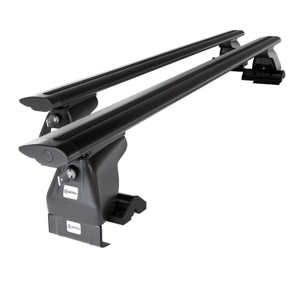 Portbagaj de bază pentru plafonul mașinii pentru: Ford Edge SUV (2007-2014) - negru - fără elemente de montaj - aluminiu