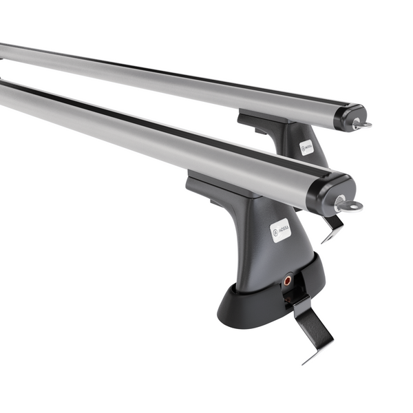 Portbagaj de bază pentru plafonul mașinii pentru: Peugeot 508 Berlină (2011-2019) - argintiu - fără elemente de montaj - aluminiu