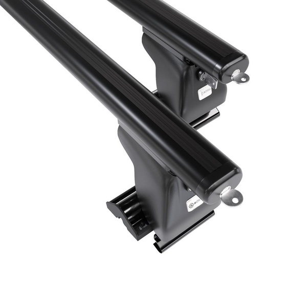 Portbagaj de bază pentru plafonul mașinii pentru: Nissan Terrano R20 mk II SUV (2003-2006) - negru - fără elemente de montaj - aluminiu