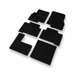 Covorașe auto din catifea pentru: Mitsubishi Grandis Dubita (2003-2011) - negru