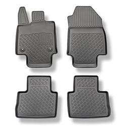 Covorașe TPE pe măsură: Toyota RAV4 V SUV (01.2019-....) - de asemenea cu tracțiune Hybrid; cu cutie de viteze automată