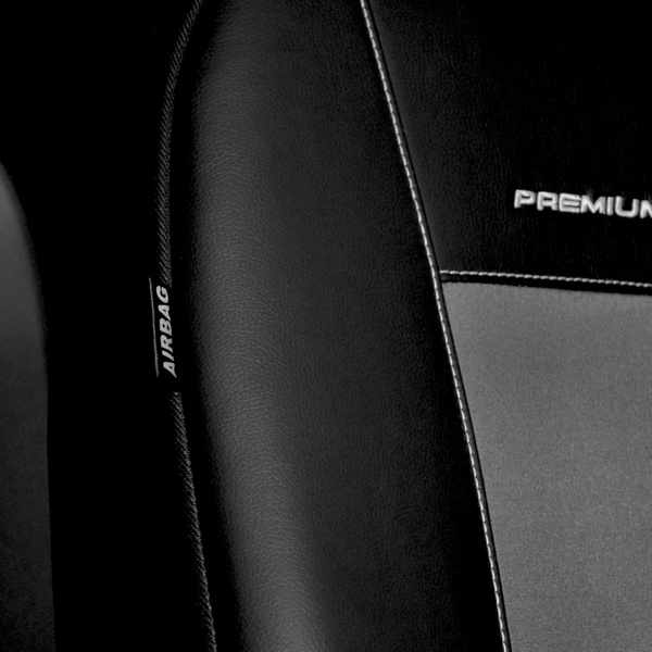 Huse croite pe măsură pentru Seat Alhambra II Van (2010-2020) fără scaune pentru copii pe locurile din spate - gri