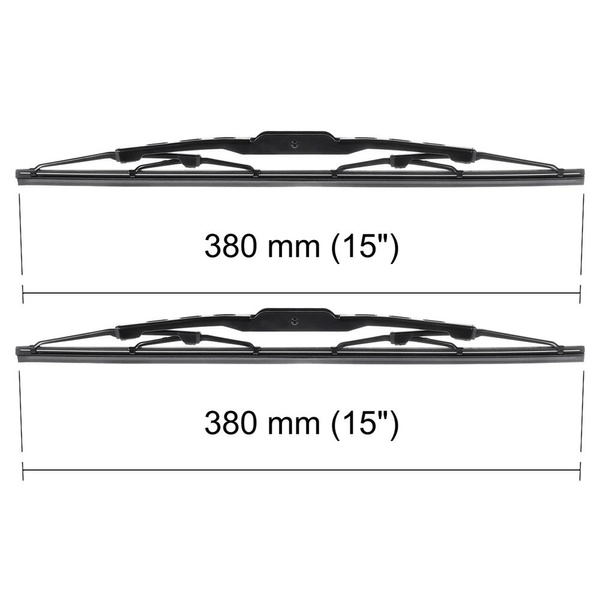 Ștergătoare auto de parbriz pentru Jeep Wrangler III SUV (01.2007-2018) - lamele standard