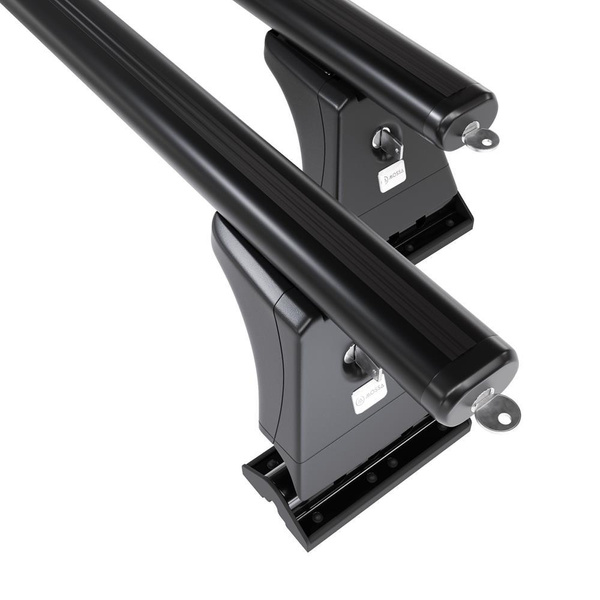 Portbagaj de bază pentru plafonul mașinii pentru: Citroen C4 Picasso mk I Dubita (2007-2013) - negru - puncte de montare - aluminiu