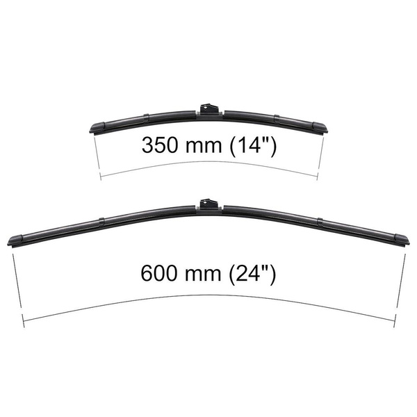 Ștergătoare auto de parbriz pentru Fiat 500 Hatchback (07.2007-....) - lamele plete