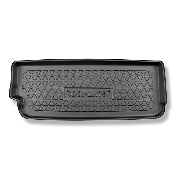 Tăviță pentru portbagaj auto: Tesla Model X SUV (10.2016-12.2020) - 6/7 locuri; pentru spațiul din spatele celui de-al treilea rând de scaune