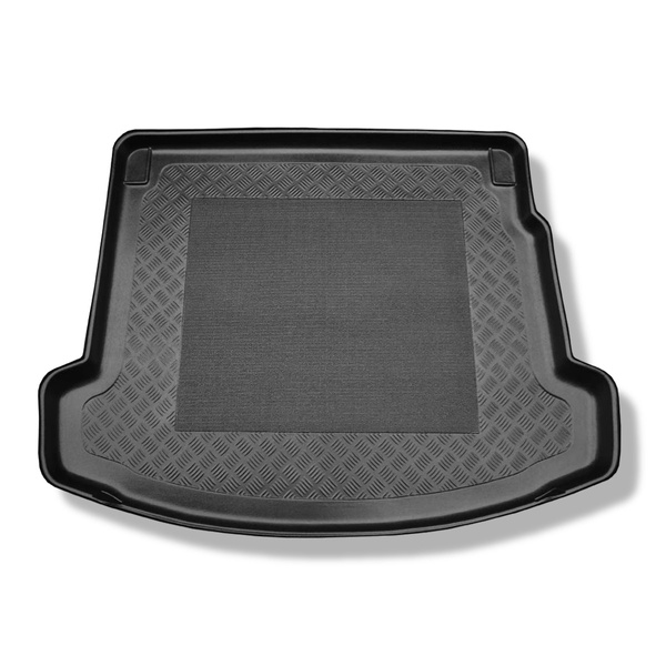 Tăviță pentru portbagaj auto: Renault Megane III Grandtour (06.2009-08.2016) - cu slot drept și stâng ; lungimea mochetei: 100 cm