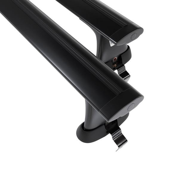 Portbagaj de bază pentru plafonul mașinii pentru: Alfa Romeo Giulietta Hatchback (2010-2020) - negru - fără elemente de montaj - aluminiu