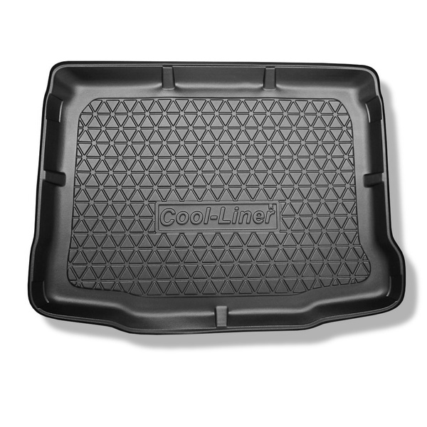 Tăviță pentru portbagaj auto: Skoda Yeti SUV (06.2009-11.2017) - portbagaj inferior: cu roată de rezervă temporară sau set de reparații