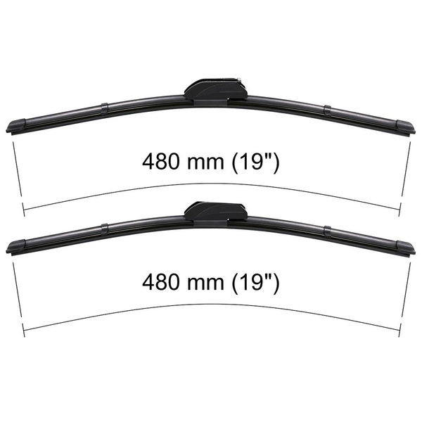 Ștergătoare auto de parbriz pentru Nissan Terrano I SUV (11.1988-09.1995) - lamele plete