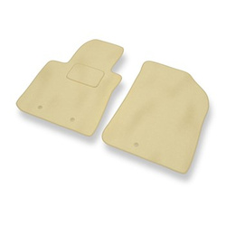 Covorașe auto din catifea pentru: Hyundai i10 II Hatchback (2012-2019) - bej