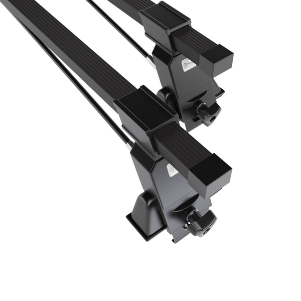 Portbagaj de bază pentru plafonul mașinii pentru: Daewoo Nexia Hatchback (1995-2006) - negru - puncte de montare - oțel