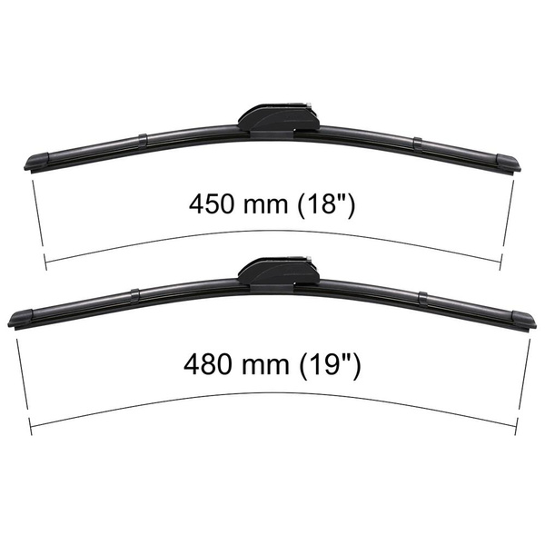 Ștergătoare auto de parbriz pentru Toyota Land Cruiser J90 SUV (04.1996-12.2006) - lamele plete