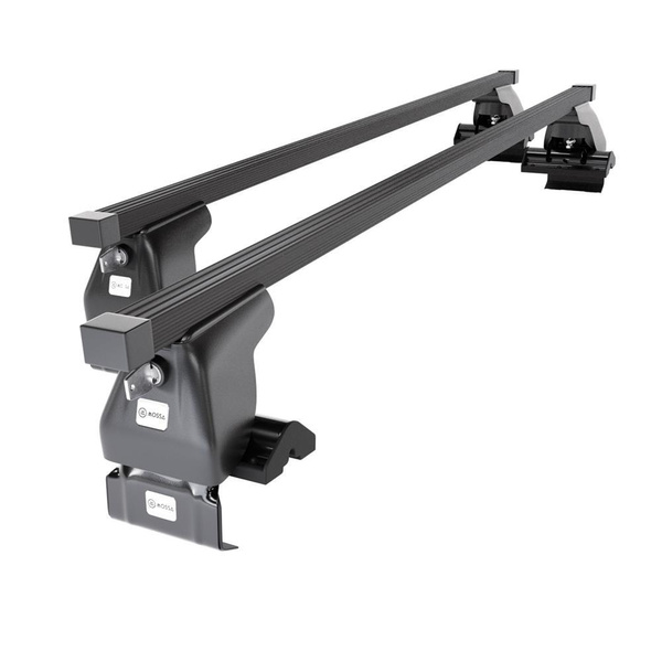 Portbagaj de bază pentru plafonul mașinii pentru: Alfa Romeo 147 Hatchback (2001-2010) - negru - fără elemente de montaj - oțel