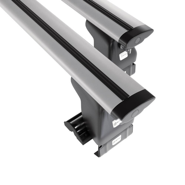 Portbagaj de bază pentru plafonul mașinii pentru: Skoda Citigo Hatchback (2012-2019) - argintiu - fără elemente de montaj - aluminiu