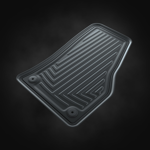 Covorașe auto din cauciuc: Seat Leon IV (2020-....) - negru